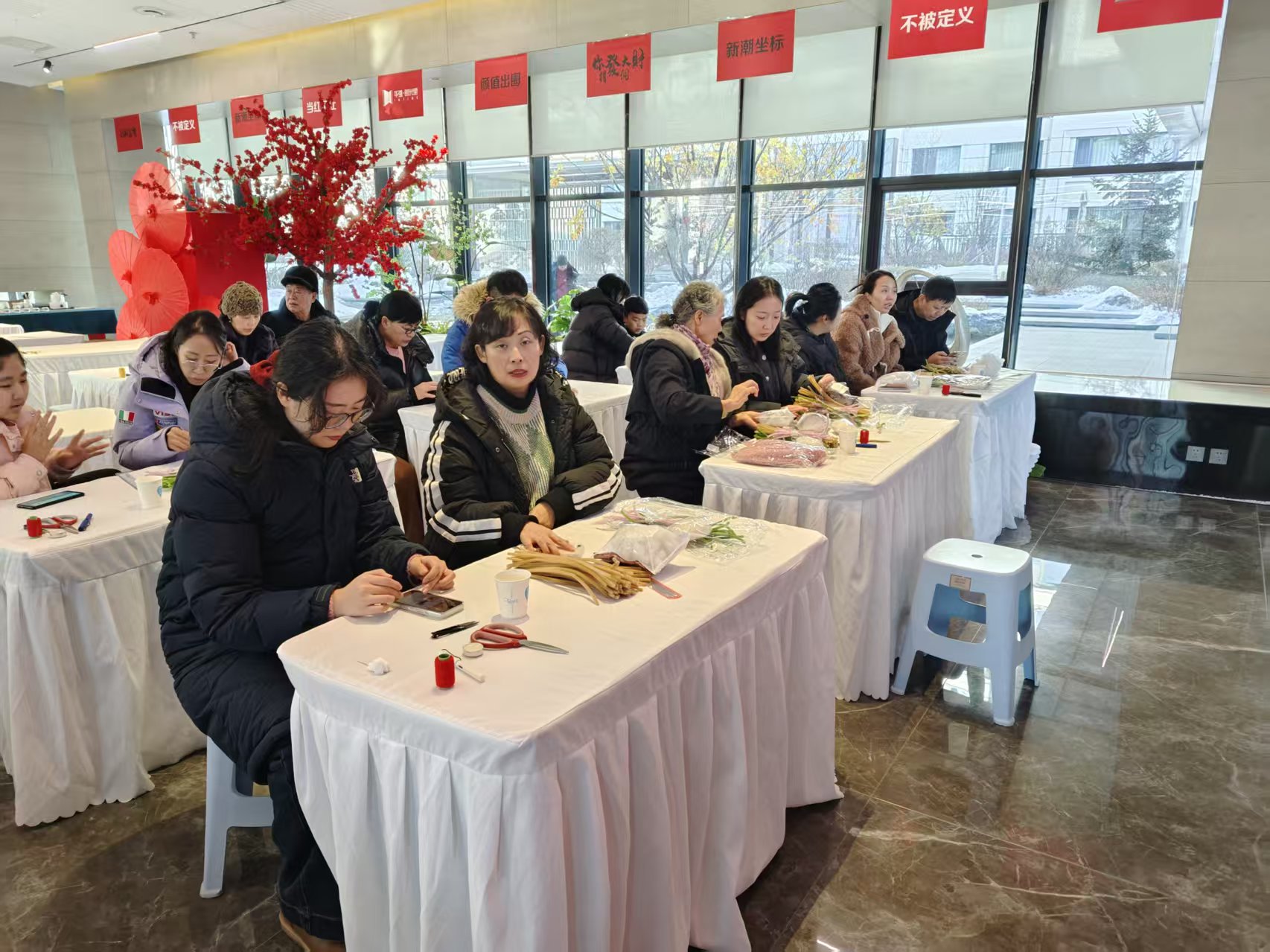 佳木斯物业举办手作雅集(图4)