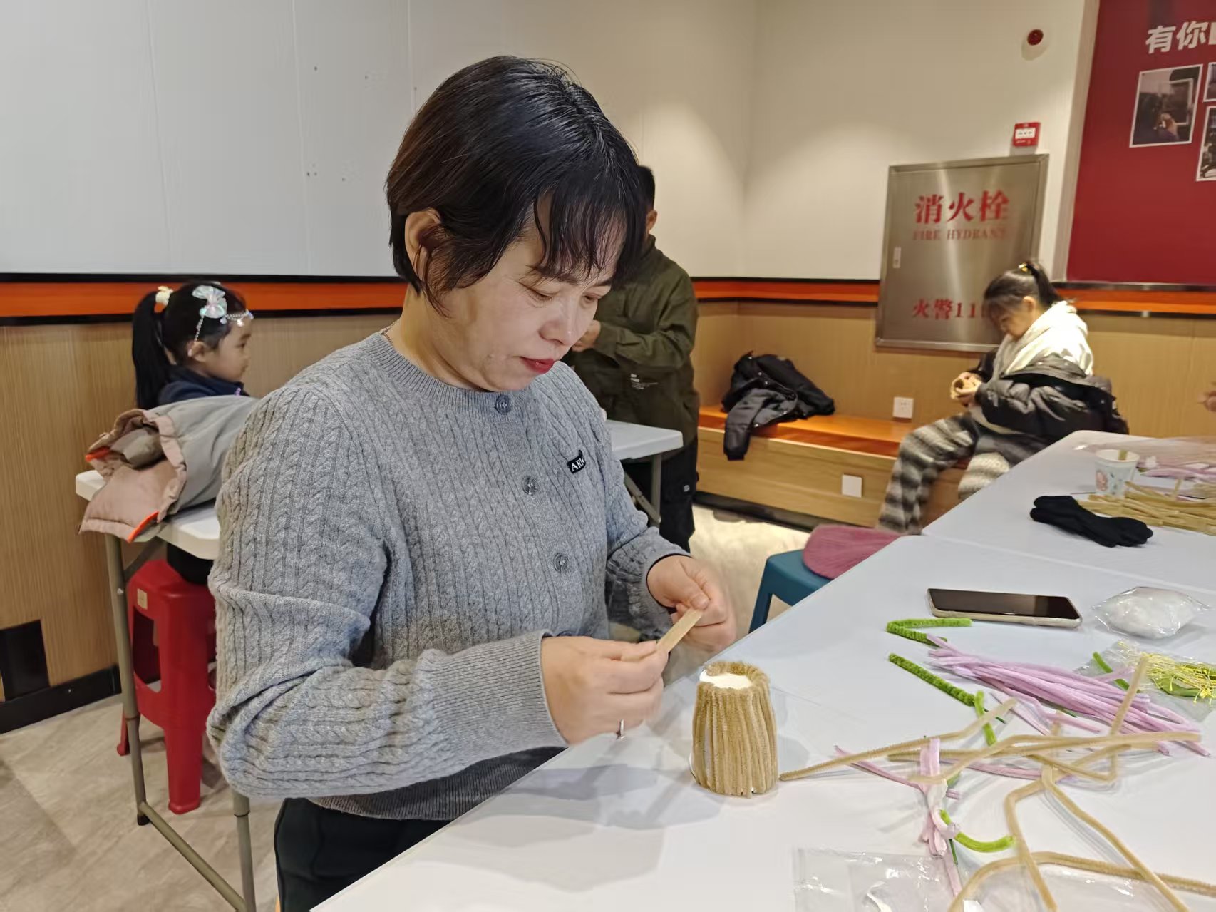 佳木斯物业举办手作雅集(图3)
